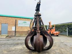 LIEBHERR 5 TINE SCRAP GRAB TO SUIT SCRAP HANDLER*VIDEO*