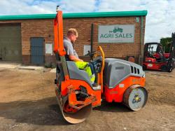 HAMM HD10C VV DOUBLE DRUM ROLLER*C/W ROLL BAR*VIDEO*
