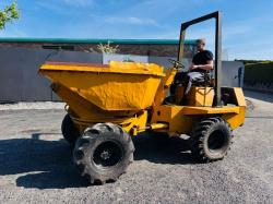 BENFORD 3 TONNE SWIVLE TIP DUMPER*VIDEO*