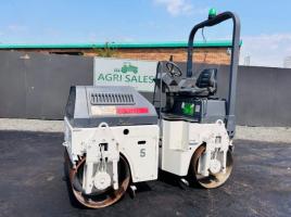 BENFORD TV1300 DOUBLE DRUM VIBRATING ROLLER*C/W SAFETY FRAME*VIDEO*