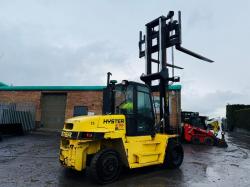 HYSTER H8.00XM 2 STAGE MASTED FORKLIFT*C/W SIDESHIFT*