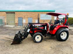 FOTON ESTATE 5500+4 4WD TRACTOR*C/W FRONT LOADER & TINES*176 HOURS*VIDEO*