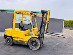 HYSTER H3.00XM FORKLIFT*C/W PALLET TINES*VIDEO*