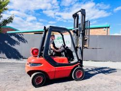 LINDE H25T GAS FORKLIFT *C/W PALLET TINES*VIDEO*