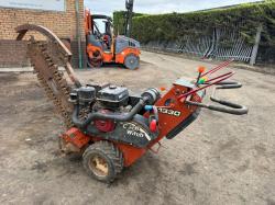 DITCH WITCH 1330 WALK BEHIND TRENCHER*VIDEO*
