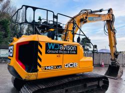 JCB 140XLC TRACKED EXCAVATOR *YEAR 2020, 3774 HOURS* C/W QUICK HITCH *VIDEO*