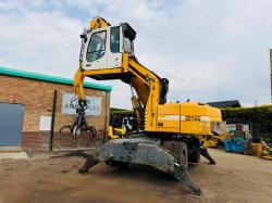 LIEBHERR 316 HRC SCRAP HANDLER*C/W ROTATING SCRAP GRAB*VIDEO*