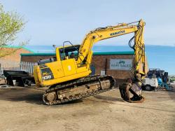 KOMATSU PC130-8 EXCAVATOR*C/W ROTATING SELECTOR GRAB*YEAR 2012*VIDEO*