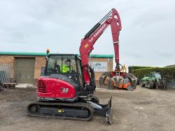 YANMAR SV60-B EXCAVATOR*YEAR 2023*C/W SCRAP GRAB*VIDEO*
