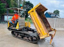 YANMAR C30R TRACKED DUMPER *YEAR 2009* C/W ROLE FRAME AND CANOPY *VIDEO*