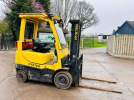 HYSTER 1.6FT FORKLIFT *CONTAINER SPEC* C/W SIDE SHIFT (SPARES & REPAIRS) *VIDEO*