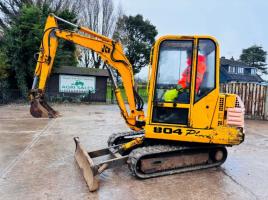 JCB 804 PLUS TRACKED EXCAVATOR *3619 HOURS* C/W RUBBER TRACKS *VIDEO*