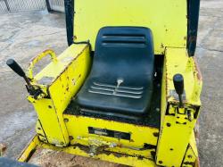 RAMMAX 2900-HF DOUBLE DRUM TRENCH ROLLER C/W KUBOTA ENGINE *VIDEO*
