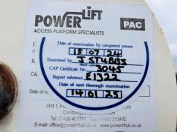 EASYLIFT TRACKED MANLIFT*C/W SAFETY BASKET*ONLY 1211 HOURS*VIDEO*