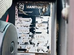 MANITOU MLT629T 4WD TELEHANDLER * AG-SPEC * C/W PICK UP HITCH & BUCKET 