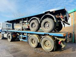 2.5M X 8M TWIN AXLE FLAT TRAILERS*CHOICE OF 2*VIDEO*