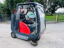 HAKO JONAS 1200E RIDE ON SWEEPER * YEAR 2014, 2353 HOURS*VIDEO*