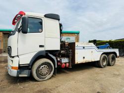 VOLVO FM12 RECOVERY SPEC LIFT*C/W HIAB 071A CRANE*VIDEO*