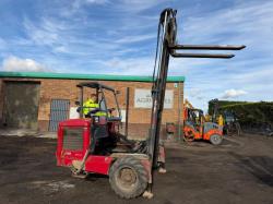 MOFFETT M5 25.3 *C/W FORK POSITIONER*1453 HOURS*YEAR 2012*VIDEO*