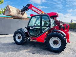 MANITOU MLT741 120 PS TELEHANDLER* AG SPEC *C/W BUCKET*YEAR 2016*VIDEO*