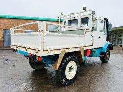 MERCEDES-BENZ AG UNIMOG U140L 4X4*C/W DROPSIDE*VIDEO*