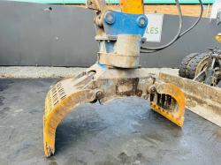 JCB JS160W EXCAVATOR*HIGHRISE CAB*C/W SELECTOR GRAB*YEAR 2012*VIDEO*