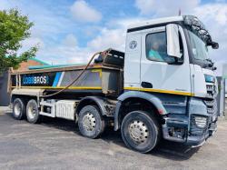 MERCEDES AROCS 3240K 8X4 TIPPER TRUCK*C/W EASY SHEET*YEAR 2016*VIDEO*
