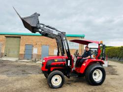 FOTON ESTATE 5500+4 4WD TRACTOR*C/W FRONT LOADER & TINES*176 HOURS*VIDEO*
