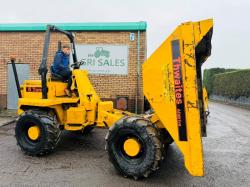 THWAITES 6 TONNE DUMPER*C/W PERKINS ENGINE*VIDEO*