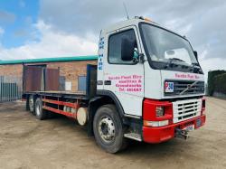 VOLVO FM7-12 FLAT BED LORRY*C/W DROP DOWN RAMPS*VIDEO*
