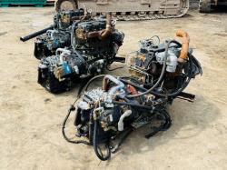 4 CYLINDER PERKINS PHASER ENGINE*C/W TRANSMISSION*3 LEFT*VIDEO*