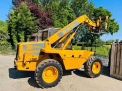 JCB 520 4WD TELEHANDLER C/W PALLET TINES *VIDEO*