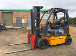 TCM U1D2A20LH FORKLIFT*C/W FORK POSITIONER*YEAR 2021*VIDEO*