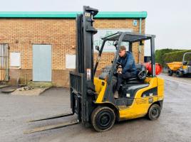 CATERPILLAR GP20NT FORKLIFT*YEAR 2015*C/W PALLET TINES*VIDEO*