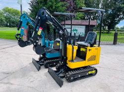 UNUSED JPC PC10 TRACKED EXCAVATOR * YEAR 2023, YELLOW ONE SOLD *VIDEO*