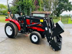 BRAND NEW SIROMER 304 FIELD RANGE 4WD TRACTOR *YEAR 2023* CW LOADER *VIDEO*