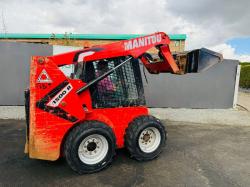 MANITOU 1500R SKIDSTEER*C/W BUCKET*YEAR 2021*NEW TYRES*2382 HOURS*VIDEO*