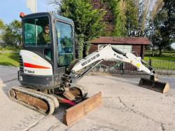 BOBCAT E25 EXCAVATOR *YEAR 2015, ONLY 1588 HOURS* C/W QUICK HITCH *VIDEO*