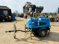 VT1 LIGHTING TOWER *C/W 3 CYLINDER KUBOTA ENGINE*VIDEO*