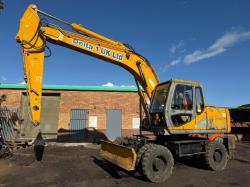 JCB JS160W WHEELED EXCAVATOR*C/W FRONT BLADE*VIDEO*