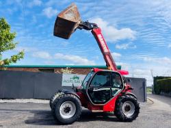 MANITOU MLT741 120 PS TELEHANDLER* AG SPEC *C/W BUCKET*YEAR 2016*VIDEO*