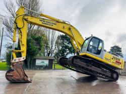 NEW HOLLAND KOBELCO E385 EXCAVATOR C/W ISUZU ENGINE & QUICK HITCH *VIDEO*