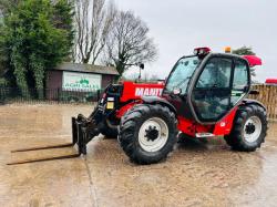 MANITOU MLT735 4WD TELEHANDLER *AG-SPEC, YEAR 2014, 5530 HOURS *VIDEO*
