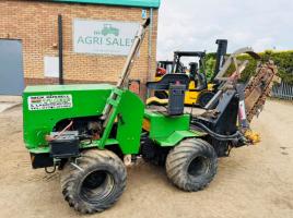 4WD ARTICULATED TRENCHER*C/W KUBOTA ENGINE*VIDEO*