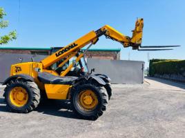 JCB 526S TELEHANDLER JOYSTICK CONTROL*C/W PALLET TINES*VIDEO*