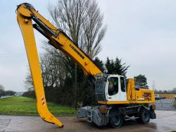 LIEBHERR A934C HIGH RISE SCRAP HANDLER*C/W SCRAP GRAB*YEAR 2013*VIDEO*