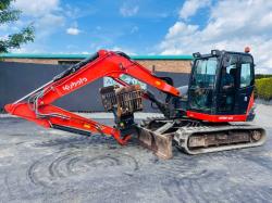 KUBOTA KX080-4A2 EXCAVATOR* YEAR 2021*C/W SELECTOR GRAB*VIDEO*