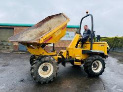 BARFORD SXR6000 SWIVLE TIP DUMPER*C/W ROLL BAR*VIDEO*