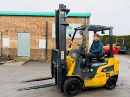 CATERPILLAR GP20NT FORKLIFT*YEAR 2015*C/W PALLET TINES*VIDEO*