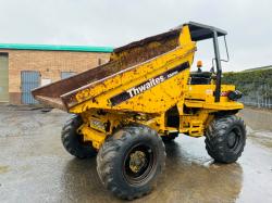 THWAITES 6000 STRAIGHT TIP DUMPER*C/W PERKINS ENGINE*VIDEO*